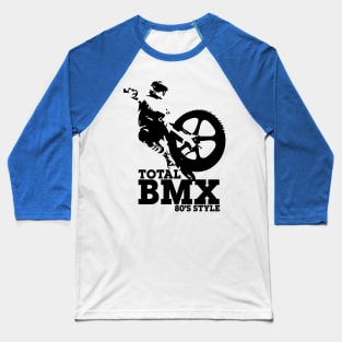 BMX 80's crossup old school BMX Baseball T-Shirt